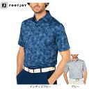 フットジョイ(FOOT JOY)(メンズ)ゴルフウェア 抗菌 UVカット ポップ カモプリント 半袖シャツ 34574 34575