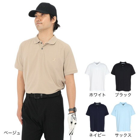 ハーレー（HURLEY）（メンズ）ゴルフウェア 吸水速乾 ピケ アイコン 半袖 ポロシャツ MGPS251109