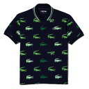 ラコステ 【5%OFFクーポン5/5限定 2点以上購入】ラコステ（LACOSTE）（メンズ）ゴルフウェア ウルトラドライ総柄ポロシャツ DH5181-10-XIF