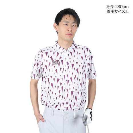 クランク（CLUNK）（メンズ） ゴルフウェア 氷撃グラデMG 半袖ポロシャツ CL5MTG20 .