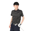 セントアンドリュース(ST.ANDREWS)(メンズ)ゴルフウェア オプアートジャガード 半袖シャツ 042-3160305-020