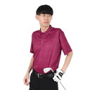 ゴルフィーノ(GOLFINO)(メンズ)ゴルフウェア BEAU 半袖ポロシャツ RED