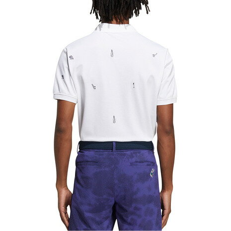 アディダス（adidas） ゴルフウェア PLAY モノグラム半袖ポロシャツ TC573 HA0185 HA0186（メンズ）