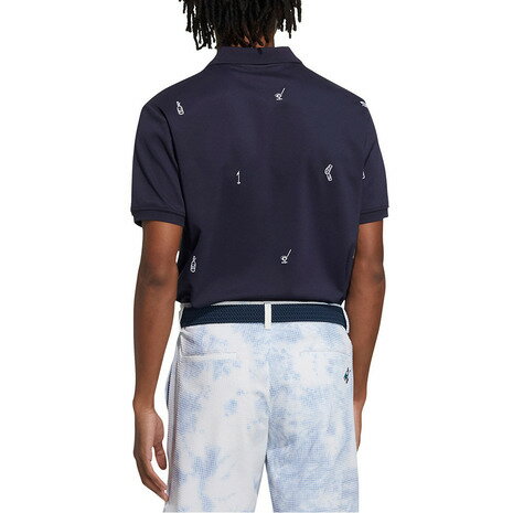 アディダス（adidas） ゴルフウェア PLAY モノグラム半袖ポロシャツ TC573 HA0185 HA0186（メンズ）
