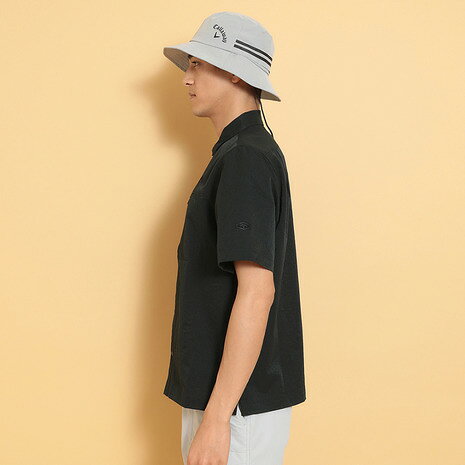 【最大1万Pバック エントリー＆抽選 11/18限定】キャロウェイ（CALLAWAY）（メンズ）ゴルフウェア 半袖フルオープンシャツ C25134114