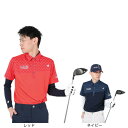 【マラソン期間限定 さらに最大P10倍】ルコックスポルティフ(lecoqsportif)(メンズ)ゴルフウェア 吸汗速乾 インナー付き半袖シャツ QGMXJA0...