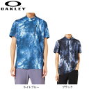 【7/18限定 最大1万Pバック要エントリー&抽選】オークリー(OAKLEY)(メンズ)ゴルフウェア 吸汗速乾 SKULL BOLD OMBLE モックネック半袖シャツ FOA407600