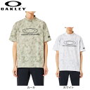 【7/18限定 最大1万Pバック要エントリー&抽選】オークリー(OAKLEY)(メンズ)ゴルフウェア 吸汗速乾 O-SYNC PACK ELLIPSE EMB モックネック半袖シャツ FOA407604
