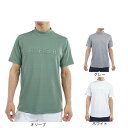 トミー ヒルフィガー ゴルフ(TOMMY HILFIGER GOLF)(メンズ)ゴルフウェア 吸水速乾 エンボスロゴ 半袖モックネックシャツ THMA532