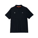 プーマ(PUMA)(メンズ)ゴルフ PUMA x FFTK ビッグ レーベル モックネック 半袖 ポロシャツ 633662-01