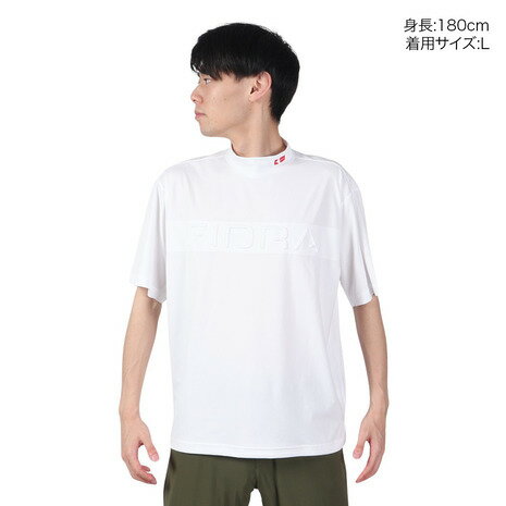 フィドラ（FIDRA）（メンズ）ゴルフ 吸汗速乾 UVカット 半袖 モックネックシャツ FV5RTG20