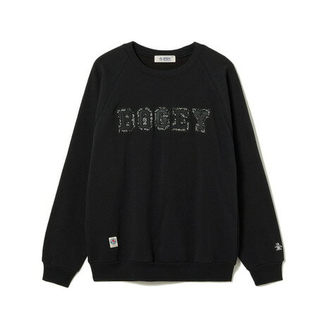 マンシング（MUNSING）（メンズ）ゴルフウェア BOGEY MAN クルーネックスウエットシャツ MU5FSW01M BK00