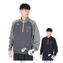 ルコックスポルティフ(lecoqsportif)(メンズ)ゴルフウェア 撥水 防風 ストレッチフォーサー ハイブリッドミドラー LG4FSW01M