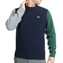 ラコステ ラコステ（LACOSTE）（メンズ）ゴルフウェア カラーブロックニットセーター AH1673L-M52