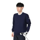 【7/18限定 最大1万Pバック要エントリー&抽選】モコ(MOCO)(メンズ)ゴルフウェア 長袖クルーネックセーター 21-1241210-98