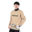 【7/18限定 最大1万Pバック要エントリー&抽選】アドミラル ゴルフ(Admiral GOLF)(メンズ)ゴルフウェア フラッグロゴ クルーネックセーター ADMA452-SND