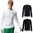 【マラソン期間限定 さらに最大P10倍】JLINDEBERG(メンズ)ゴルフウェア 長袖 ジャカードブリッジロゴクルーネックセーター 071-18312