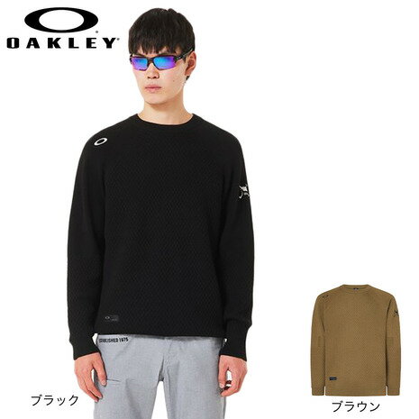 オークリー（OAKLEY）（メンズ）ゴルフウェア SKULL SURFACE SWEATER クルー FOA408270