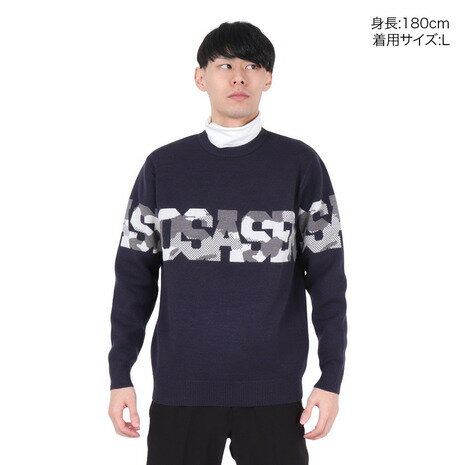 【11/11 1:59まで さらに最大P10倍】ROSASEN（メンズ）ゴルフウェア 長袖 ファンクションニット 044-19011