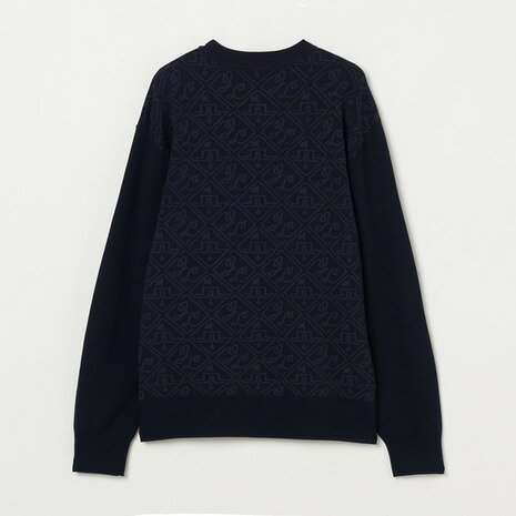 【11/4 20時スタート さらに最大P10倍】J.LINDEBERG（メンズ）ゴルフウェア 軽量 Finn ジャカードニット 071-12915-098