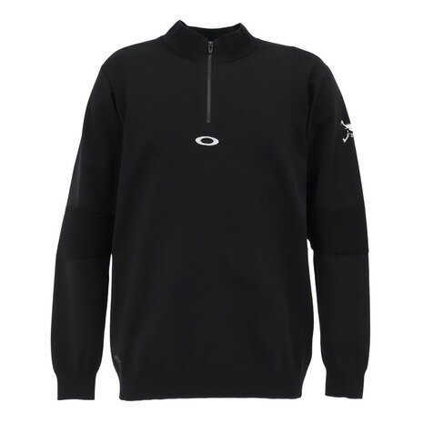 オークリー（OAKLEY）（メンズ）ゴルフウェア 長袖 Skull ロングスリーブ セーター モックネックシャツ 2.0 FOA408269-02E