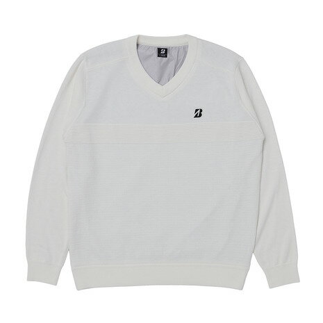 ブリヂストンゴルフ（BRIDGESTONE GOLF）（メンズ）ゴルフウェア BSG長袖防風セーター FGM02BWHL