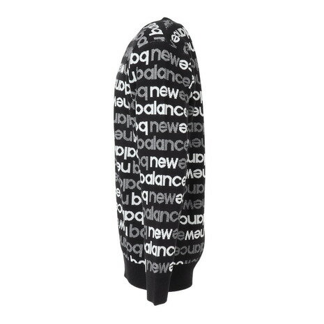 ニューバランス（new balance）（メンズ）ゴルフウェア 吸湿発熱 長袖 クルーネック ニット プルオーバー 012-5270004-010