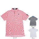 【7/18限定 最大1万Pバック要エントリー&抽選】ルコックスポルティフ(lecoqsportif)(メンズ)ゴルフウェア 高通気 VICHYチェック半袖シャツ LG5SHS01M