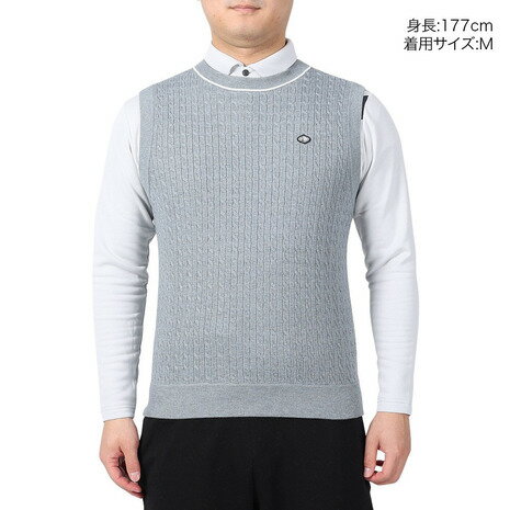 フィドラ（FIDRA）（メンズ）ゴルフウェア 防風 ニットベスト FD5QTK02