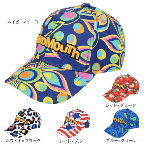 ラウドマウス（LOUDMOUTH）（メンズ）ゴルフ キャップ シャガデリックブルー 763902