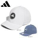アディダス(adidas)(メンズ)ゴルフ 撥水 パンチングキャップ EEV07