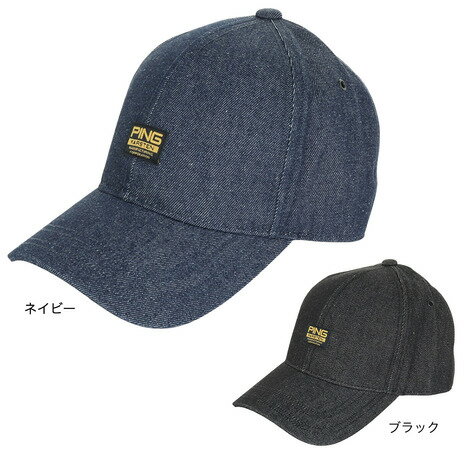 ピン 【1,500円OFFクーポン 6/5限定 2万円以上購入】ピン（PING）（メンズ）ゴルフ デニムキャップ HW-N2303 DENIM CAP 36796