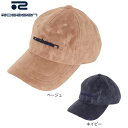 ROSASEN ゴルフ 吸水速乾 モノグラムエンボスプリントスウェードキャップ 046-59931