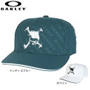 【9/11 1:59まで エントリーでさらに最大P10倍】オークリー(OAKLEY)(メンズ)ゴルフ 吸汗速乾 接触冷感 スカル Emb キャップ 25.0 F...