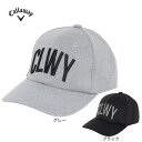 【9/11 1:59まで エントリーでさらに最大P10倍】キャロウェイ(CALLAWAY)(メンズ)ゴルフ 吸汗速乾 カレッジ調ロゴセミフラット キャップ C2...