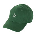 マンシングウエア(MUNSING WEAR)(メンズ)ゴルフ ワンポイント刺しゅう ベースボールキャップ MGBXJC20 GR00