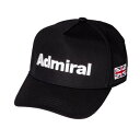 アドミラル ゴルフ（Admiral GOLF）（メンズ）キャップロゴ刺しゅうベーシック ADMB323F-BLK