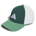 アディダス(adidas)(メンズ、レディース)ゴルフ 吸湿 カラーブロック キャップ JTW32-IW6730gRN