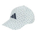 アディダス(adidas)(メンズ)帽子 ツアー スライス 総柄プリント キャップ KVI40-JJ3845SLV