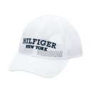 【5%OFFクーポン4/30限定 2点以上購入】トミーヒルフィガー（TOMMY HILFIGER）（メンズ）キャップ ダブルラッセル THMB4S25-WHT