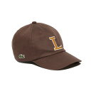 ラコステ(LACOSTE)(メンズ)コットンツイルLロゴキャップ RK1251J-99-SHI