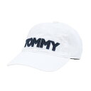 【7/18限定 最大1万Pバック要エントリー&抽選】トミー ヒルフィガー ゴルフ(TOMMY HILFIGER GOLF)(メンズ)ゴルフ キャップ ロゴ THMB4S28-WHT