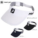 フットジョイ(FootJoy)(メンズ)ゴルフ 軽量 23 ツアーバイザー WT/BK FH23VTR