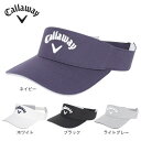 【7/15限定 最大1万Pバック要エントリー&抽選】キャロウェイ(CALLAWAY)(メンズ)ゴルフ ベーシック TW バイザー 25 JM C25990109