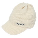 ハーレー(HURLEY)(メンズ)ゴルフ 帽子 ブリム ニットキャップ MHW2312038-OWHT
