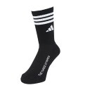 アディダス(adidas)(メンズ)クルー丈 箱入リ クッションソックス KTJ04-JF4652BLK