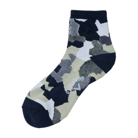 キャロウェイ（CALLAWAY）（メンズ）ゴルフ カモフラ柄ショートソックス C23293106-1130