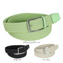 【5/9 20時スタート さらに最大P10倍】J.LINDEBERG(メンズ)ゴルフ ベルンハルト エラスティック ベルト 073-61330