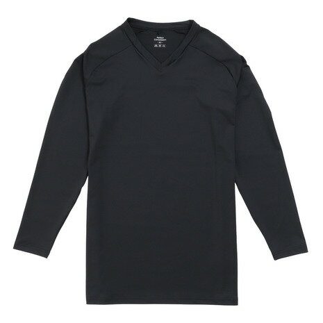 デュアリグ（DUARIG）（メンズ）ゴルフウェア インナー 吸汗速乾 ドライプラス 抗菌 ストレッチ Vネック 長袖アンダーシャツ 404D1ES1375BLK