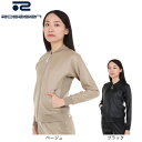 ROSASEN(レディース)ゴルフウェア アウター A-Line ソフトストレッチ レザー風ブルゾン 048-59911